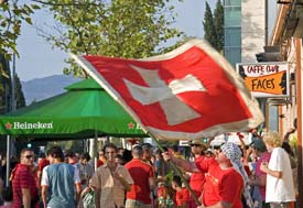 2801 Local Fans outside Switch, Podgorica